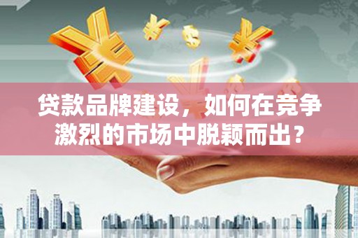 洛南贷款品牌建设，如何在竞争激烈的市场中脱颖而出？