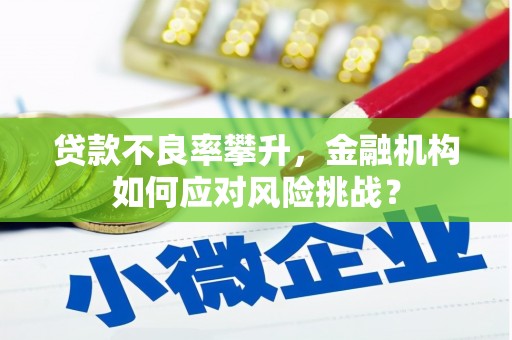 洛南贷款不良率攀升，金融机构如何应对风险挑战？