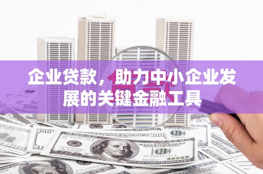 洛南企业贷款，助力中小企业发展的关键金融工具