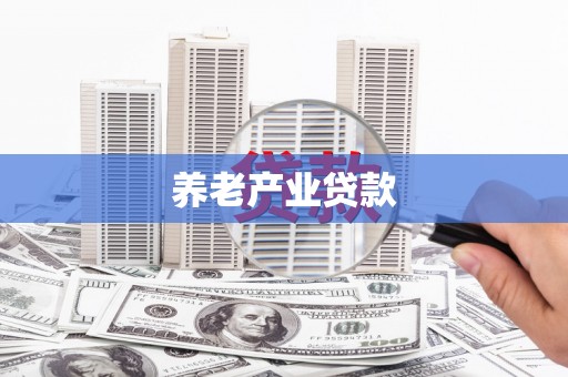 洛南养老产业贷款
