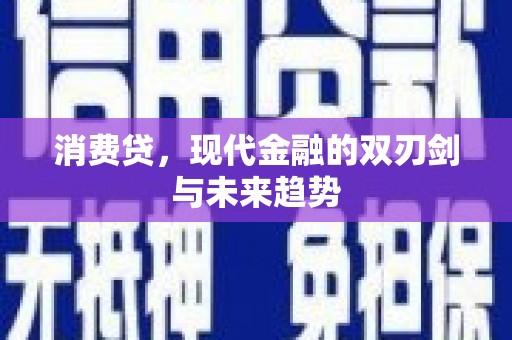 洛南消费贷，现代金融的双刃剑与未来趋势