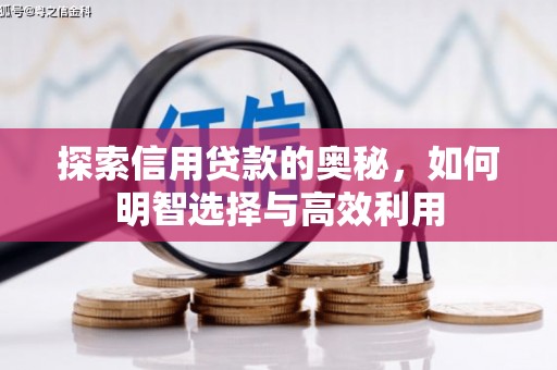 洛南探索信用贷款的奥秘，如何明智选择与高效利用