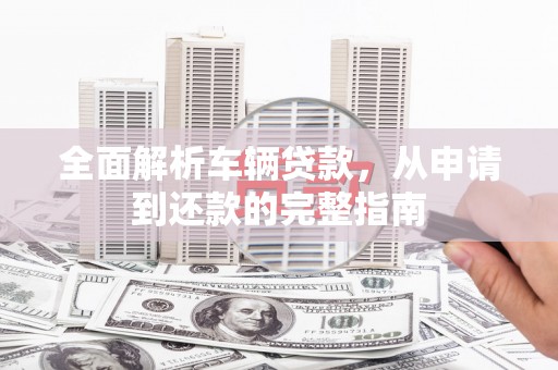 洛南全面解析车辆贷款，从申请到还款的完整指南
