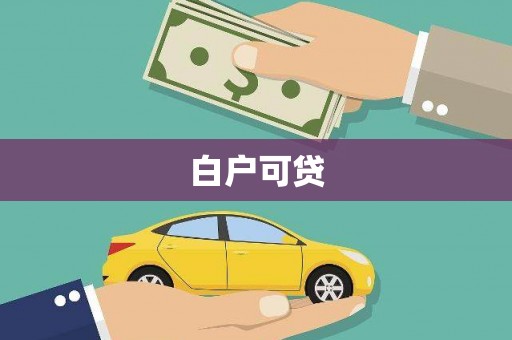 洛南白户可贷