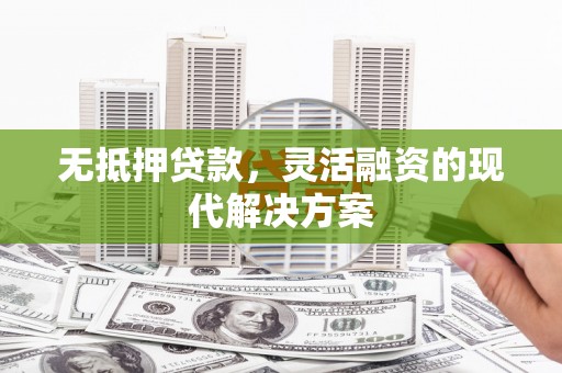 洛南无抵押贷款，灵活融资的现代解决方案